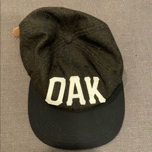 Brown Tweed Cap hat from Oaklandish OAK
